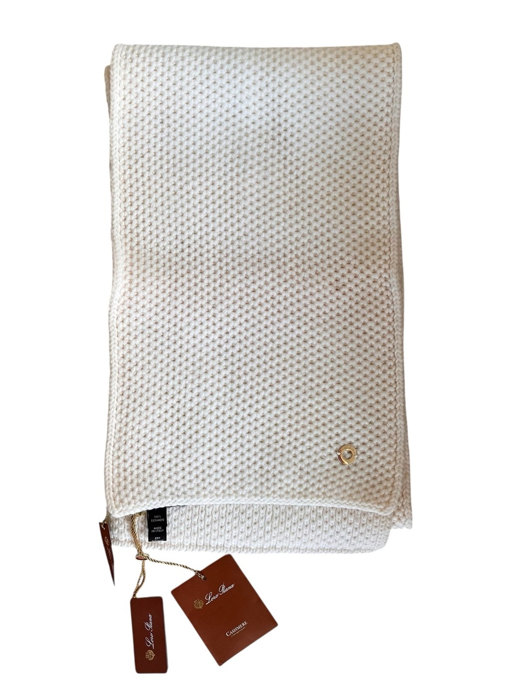 Loro Piana Cashmere Knit Scarf